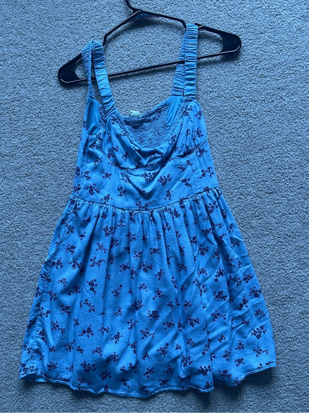 Aeropostale Light Blue Floral Summer Dress